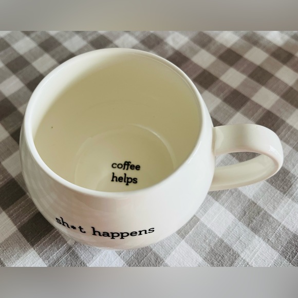 Brand new - “sh*t happens, coffee helps” coffee mug, 12 oz. - Picture 4 of 6